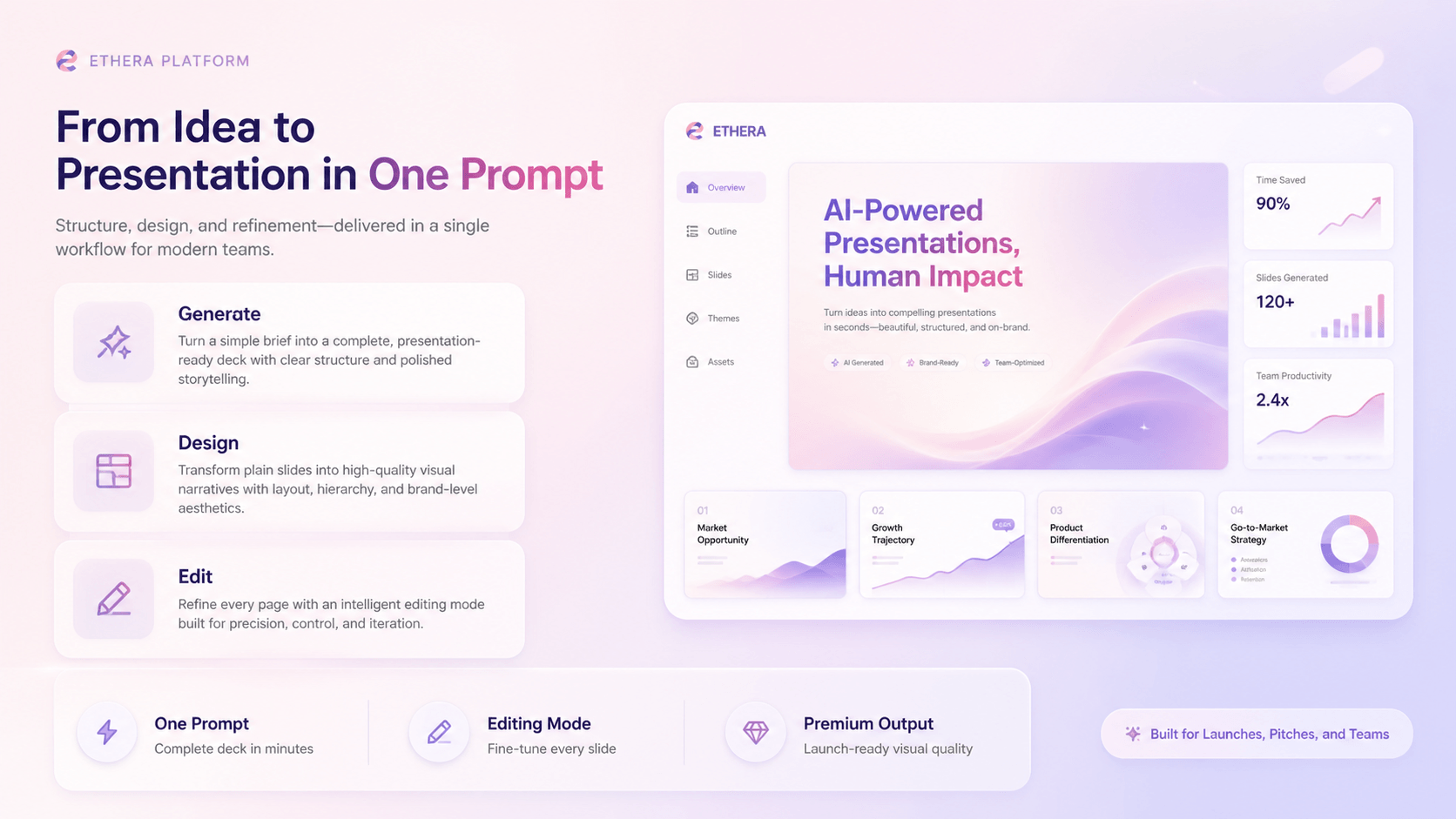 Every slide is designer-grade quality